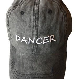 New Dancer hat baseball cap double hole bun